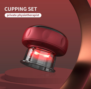 <strong>One</strong>-Click Pressure Relief Electric Cupping <strong>Therapy</strong> Set 12 Massage Modes Heating <strong>Therapy</strong> Electric Scraping Cupping Massage Tool - Product Image 2
