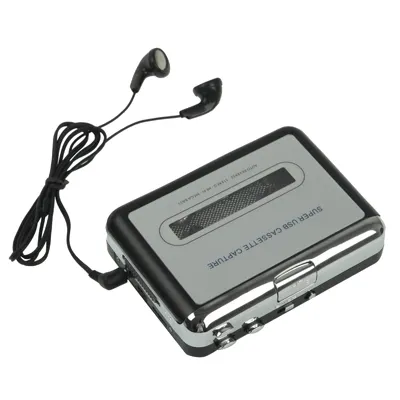 Cassette USB à MP3, convertisseur, Capture Audio, lecteur de musique, 5mm, vente en gros