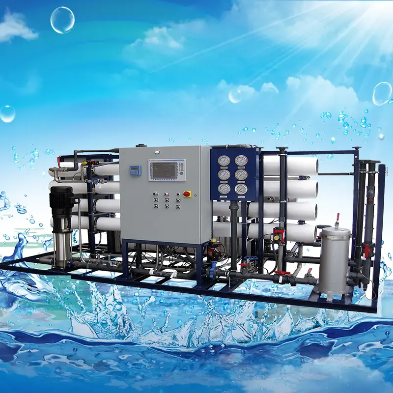 500l/h oder 1000l/h Einheiten Industrielles 500l Meerwasser aufbereitung system Ro Wasser aufbereitung anlage Verwendete Mineral wasser ausrüstung