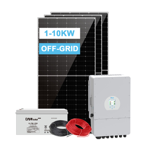 Envío gratis de la red 10kw 15kw de potencia de energía solar sistemas de generación - Product Image 1