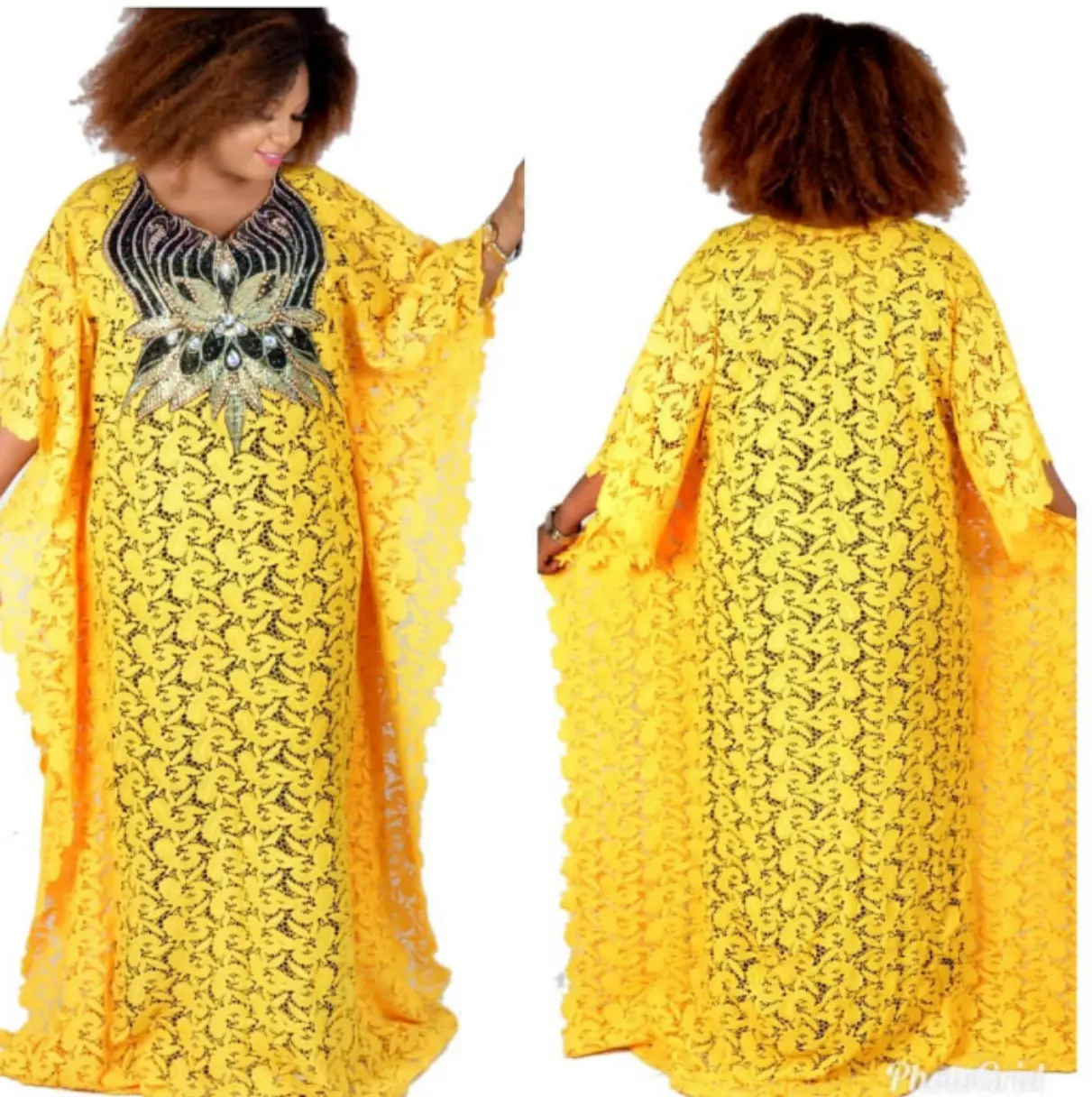 Традиционная африканская одежда, мусульманское платье из двух частей, домашняя одежда, абайя свободного размера для женщин