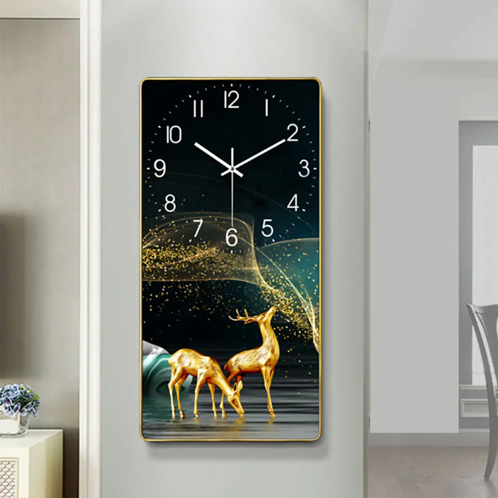 Decor Clock Zootopia Poster, cornici per foto Art Living Room Decoration Canvas 3d Wall Hanging Glass Painting/