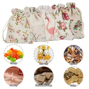 Biểu Tượng Tùy Chỉnh In Hữu Cơ Bông Vải Dây Kéo Mua Sắm Túi Bền Túi Nhỏ Cho Lưu Trữ Đồ Trang Sức - Product Image 5