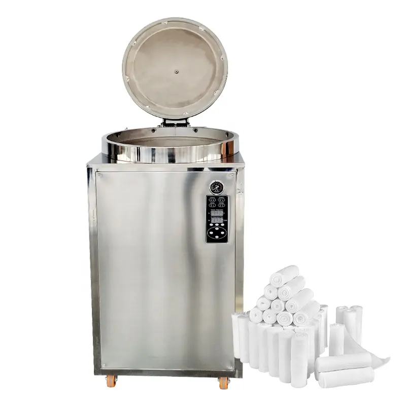 200l médical grande vapeur haute pression autoclave champignon substrat boîtes en aluminium stérilisation