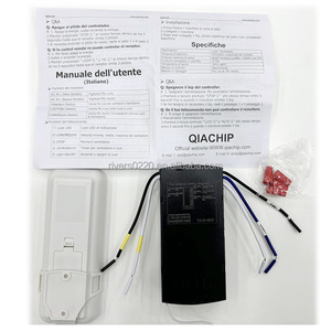 Evrensel tavan vantilatörü uzaktan kumanda kiti AC 110-240V 3-in-1 ışıklı tavan fanı zamanlama ve hız uzaktan verici alıcı - Product Image 6