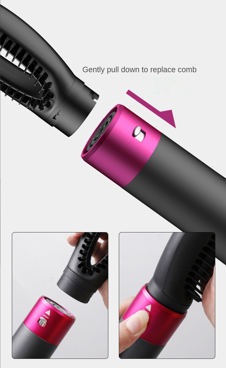 2022 New Arrival Blow Hair Straightener Curler Comb One Step Hair Dryer For Beauty Salon Household