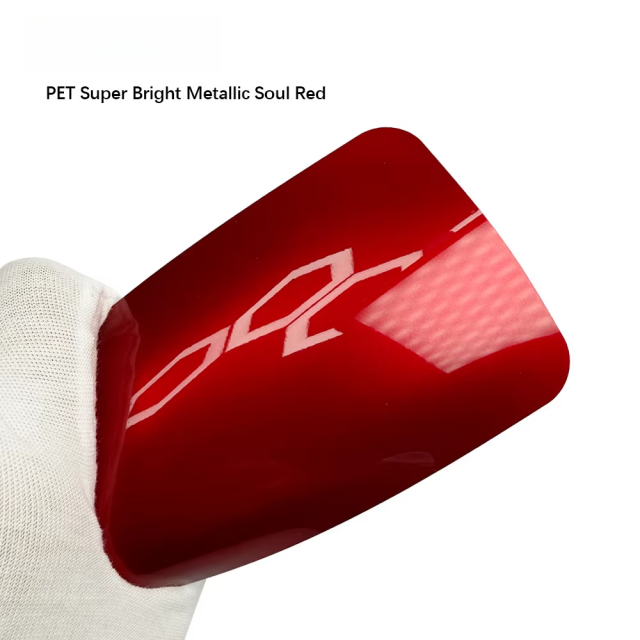 PET Super Bright Metallic Red