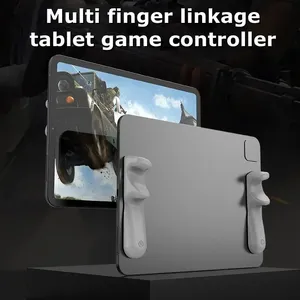 2個新しいマルチフィンガーチキン食べるゲームハンドルPUBG L1R1ゲームパッドジョイスティックコントローラーユニバーサルiPad IOS Androidタブレット用