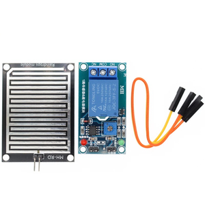 Rain <strong>water</strong> <strong>sensor</strong> module + DC 5V 12V Relay Control Module Rain <strong>Sensor</strong> <strong>Water</strong> Raindrops <strong>Detection</strong> Module robot kit - Product Image 1