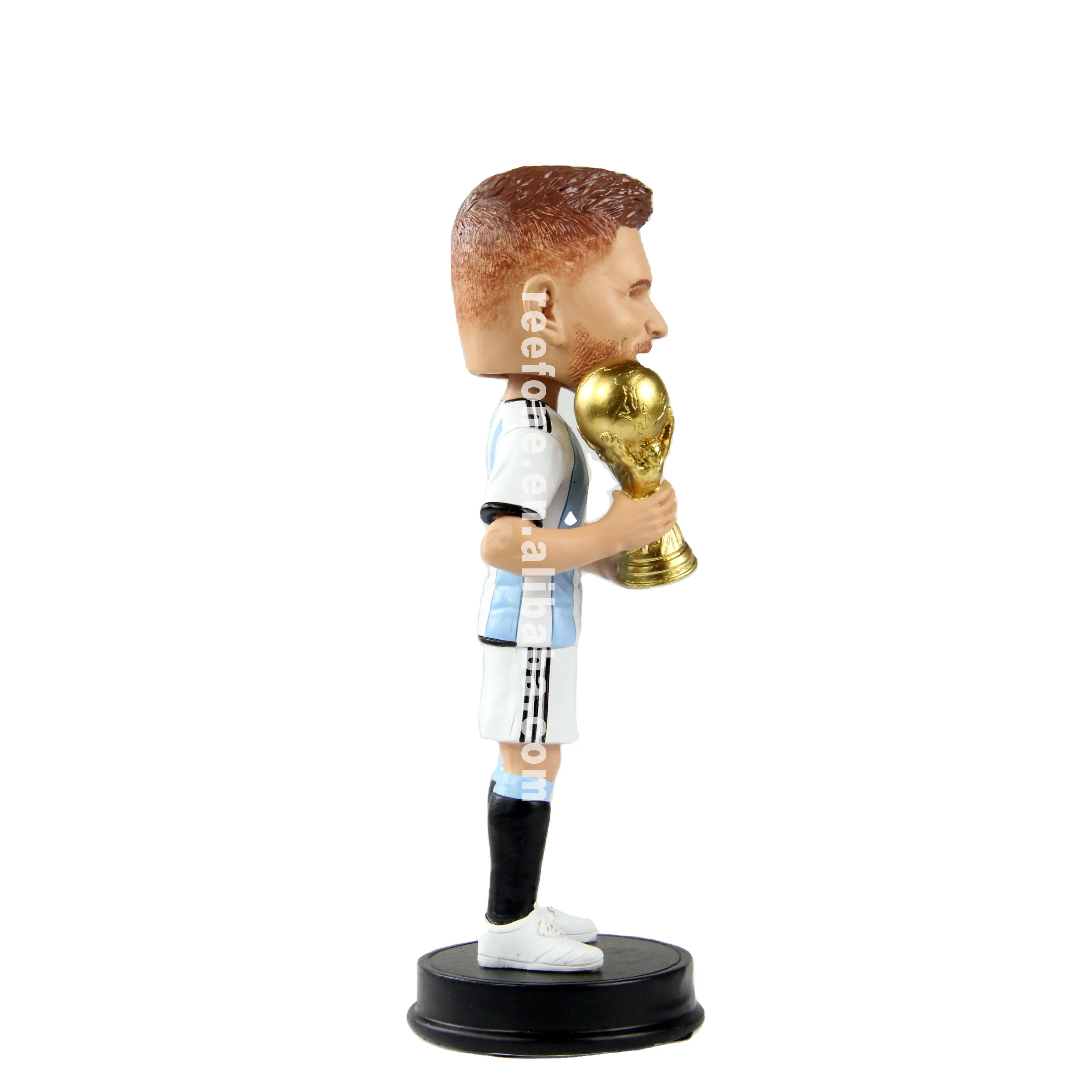 Muñeco Bobblehead de resina para niños, muñeco de juguete con cabeza de Bobble, regalo de tienda de recuerdo