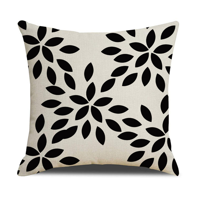 Nordic Home Decor Pillow Cover Office Car Linen Cushion Cover Custom Geometric Print Cushion Cover