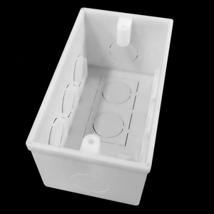 Beton duvar montaj terminali kutusu için tip plastik soket 4x4 /4x2 anahtar ve soket için Fit - Product Image 4