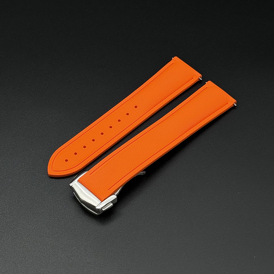 Orange sliver buckle