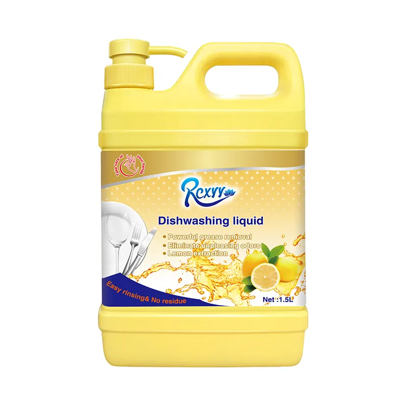 1.5L סין ספק Rcxyy קל טרי לימון מצרכים סבון כלים סבון כלים