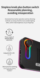 ORDRO Live Streaming RGB <strong>Light</strong> Bright Adjustable Fill-in Lighting 152 Beads Rgb Ring <strong>Light</strong> - Product Image 4