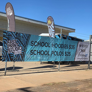 Xách tay Polyester lưới biểu ngữ dễ dàng mang theo treo biểu ngữ quảng cáo với kỹ thuật in kỹ thuật số cho đồ họa - Product Image 3