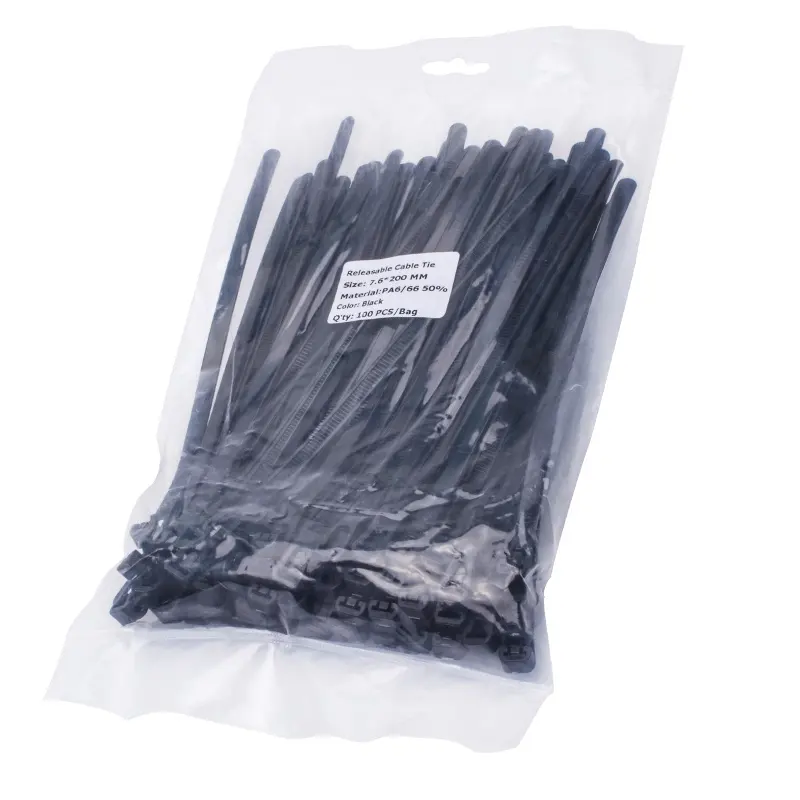 FSCAT Nylon Reutilizável 66 braçadeiras de cabo de plástico de nylon braçadeira de cabo de nylon solúvel