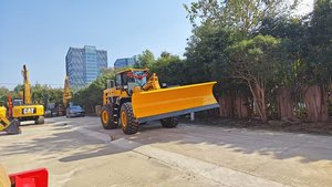 SDLG LG956F cargadora de ruedas 99% nuevo barato 5 toneladas Payloader Weichai Power Engine Mini cargador cubo hoja horquilla frontal cargador Motor - Product Image 5
