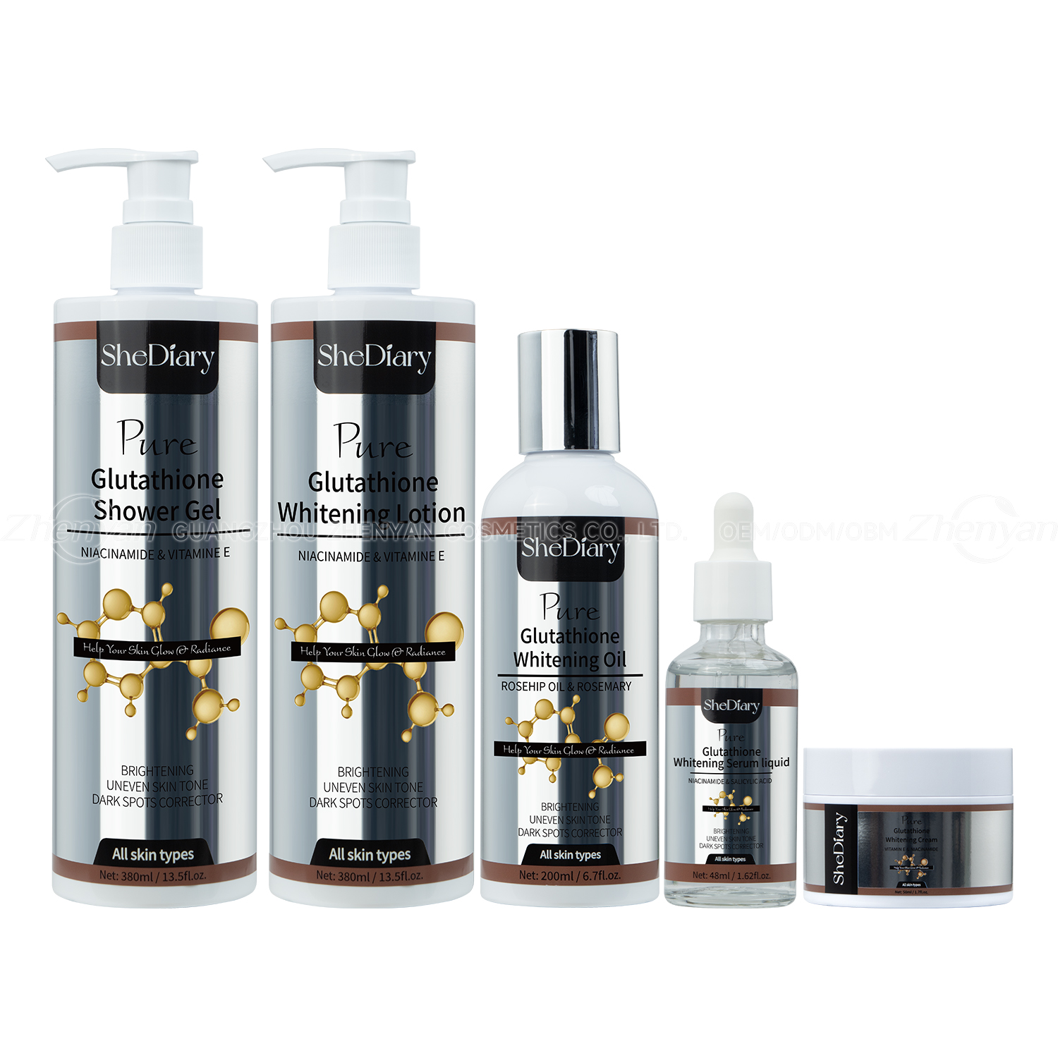 Set Doble de Glutatión 5PCS