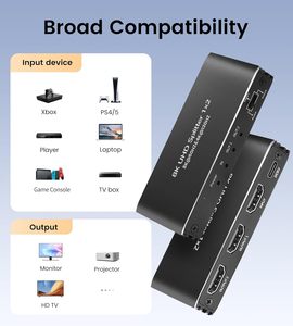 Divisor HDMI 2,1 8K @ 60Hz, divisor HDMI 1 en 2 salidas 4K @ 120Hz, divisor HDMI para monitores duales (solo pantalla de entrada Copy/Mirror) - Product Image 4