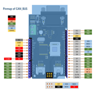 MCP2515 CAN BUSシールドV2CAN通信ボードバスシールド電子モジュール拡張開発ボード - Product Image 5