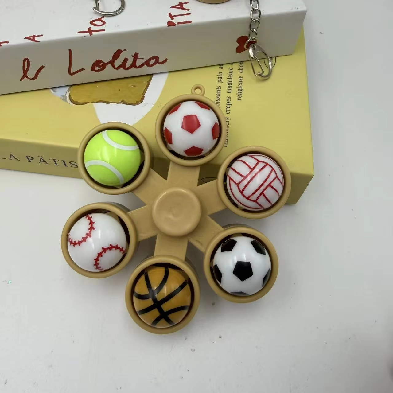 6 key baseball finger spinner