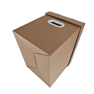Cajas de almacenamiento de cartón plegables de papel Kraft grueso de tamaño personalizado de alta calidad para archivo con tapa - Product Image 5