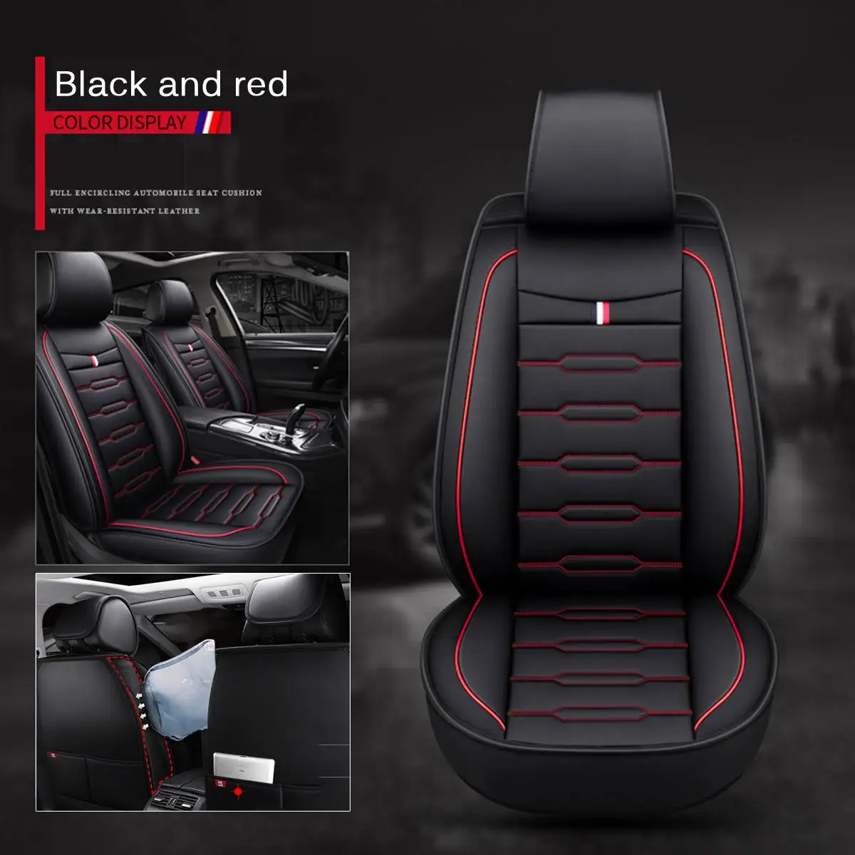 black red