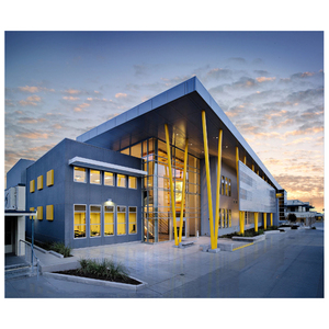 Low Cost Cheap Price Economical Prefabricated Customized Steel Structure Metal Construction Commercial Office for Store Building - Product Image 1