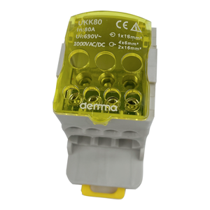 UKK-80A Distribution <strong>Block</strong> Cable Distribution UKK160A Power <strong>Connection</strong> Box Busbar <strong>Terminal</strong> <strong>Block</strong> UKK-125A Electrical <strong>Block</strong> - Product Image 3