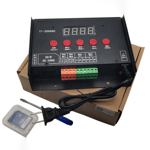T1-2000AC полноцветные интеллектуальные RGB светодиодные полосы света модули DC5V 24 В магические пиксельные контроллеры адресуемые диммеры - Product Image 1