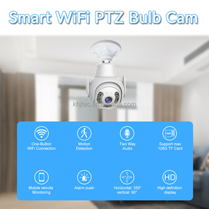 กล้องไร้สาย3MP HD สินค้าใหม่ OEM V380แอปควบคุมระยะไกลวิดีโอภาพกลางคืนกล้องหลอดไฟ Wifi - Product Image 2