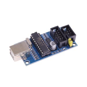 1Set USBTiny USBtinyISP AVR ISP programmatore Bootloader per Arduino Meag2560 R3 con cavo di programmazione 6pin