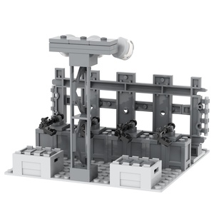 MOC5074 MOC WW2 juegos de bloques de construcción Death Defense proyecto militar mini bloques mini accesorios de juguete bloques de construcción - Product Image 5