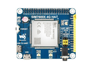 SIM7600G-H 4G Hoed Voor Raspberry Pi, Lte Cat-4 4G / 3G / 2G Ondersteuning, Gnss Positionering, Globale Band Sim 7600 - Product Image 3