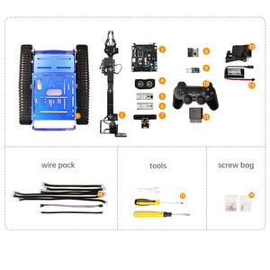 Hiwonder Tankbot traccia auto Robot caricato con braccio robotico per la programmazione STM32 - Product Image 6