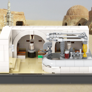 Không gian chiến tranh sci-fi giữa các vì sao chiến tranh MOS eisley cantina gạch juguetes Phụ kiện mô hình khối xây dựng Bộ đồ chơi cho bé - Product Image 2