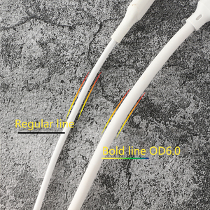 Yüksek kalite özel Logo 120W 6A TPE hızlı şarj kablosu kalın USB tip-c mikro ışık veri kabloları için Iph 13 14 15 - Product Image 2