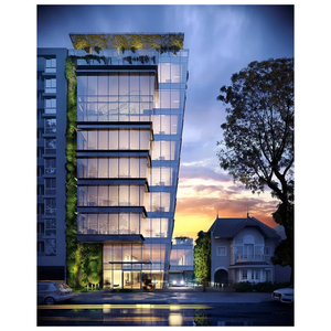 Moderne hochwertige mehrstöckige vorgefertigte Stahl konstruktion für Wohnungen und Bürogebäude für Mall-Anwendungen - Product Image 4