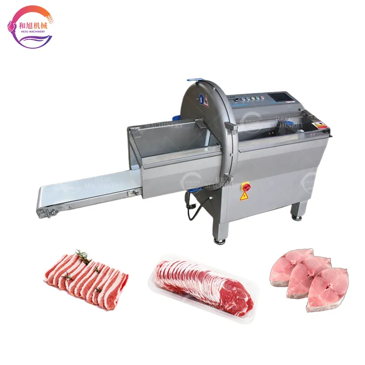 Công nghiệp điện thịt xông khói cắt bít tết máy cắt thịt đông lạnh Slicer ham Máy cắt