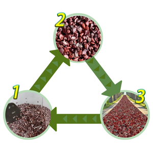 Màu sỏi rửa đá sàn vườn lát đá Nhỏ kỹ thuật lát màu xám đen sỏi - Product Image 6