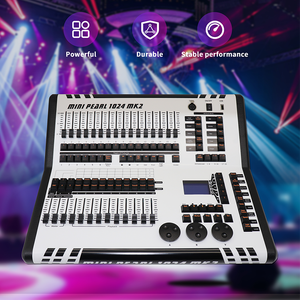 Профессиональный DMX 512 консоль жемчужный 1024B контроллер Flightcase пакет MMA ключ кнопки освещения контроллер 1024 каналов 4 выхода - Product Image 1