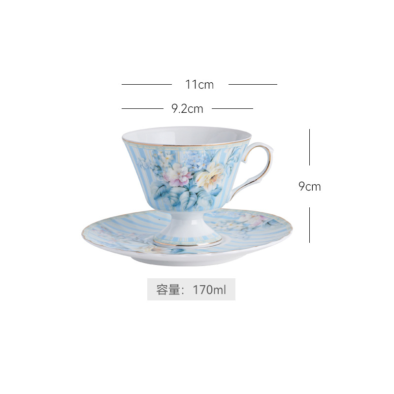 Soucoupe D Tasse Hydrangea Bleu