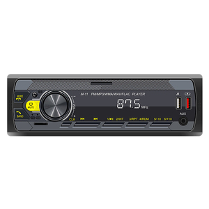Yeni ürün 1 Din araba BT Mp3 oynatıcı araba Iso arayüzü Eq ses efekti hızlı şarj renkli düğme araba oyuncu - Product Image 1