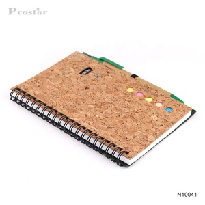 自定义便利贴集软木盖笔记本记事本和论文圆珠笔 - Product Image 1