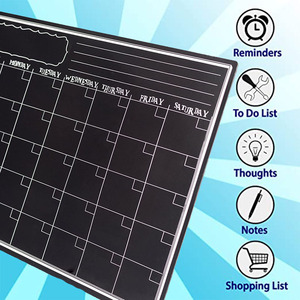 Lịch Từ Tính Hàng Tháng Bảng Đen Xóa Khô Cho Tủ Lạnh Nhà Bếp - Product Image 5