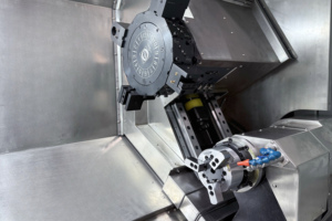 Controlador de Fanuc de máquina de torno de torneado CNC de cama inclinada iCT625YS para procesamiento de metales