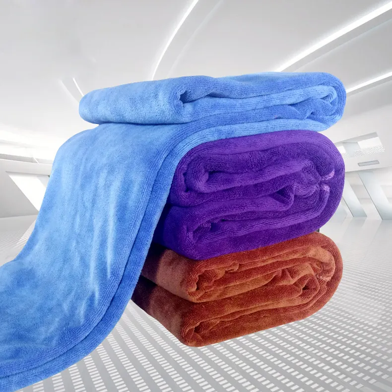 Prezzo a buon mercato di alta qualità 40 x60 60 x160 420Gsm grande asciugamano in Microfibra stampa asciugamano in Microfibra bianco asciugamano per auto in Microfibra
