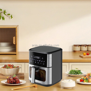AOJA 6.5L OEM ODM высококачественный ЖК-дисплей с красочным дисплеем 1600 Вт дизайн управления без масла для домашнего использования воздушная фритюрница с ручкой - Product Image 2