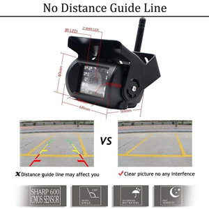 Monitor inalámbrico HD de 7 pulgadas para coche, sistema de cámara de visión trasera inversa para autobús, camión, Ayuda de marcha atrás - Product Image 4